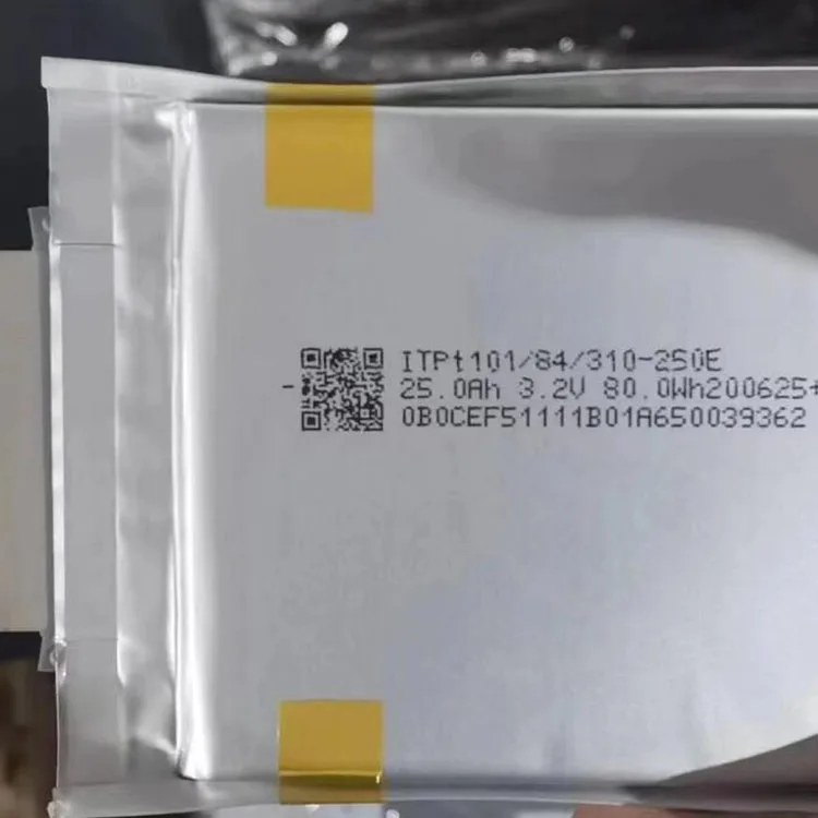 Lifepo4 3 2 V 25Ah призматический LFP полимерный разрядный мешок батарея