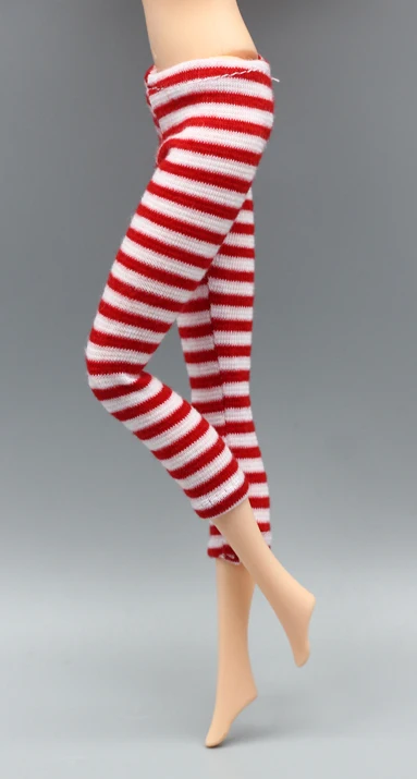 
3pcs handmade casual candy color pants for toys doll clothes as for 1/6 BJD Blyth Pants accessories 