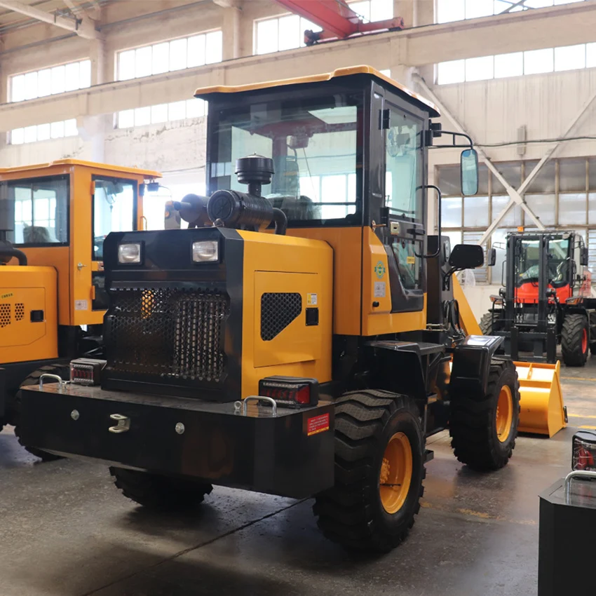 Small loader lifts 1-2 tons Diesel Powered Loader Made in China