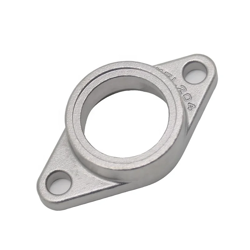 customized silica sol casting miniature stainless steel  pillow block housing bearing f203