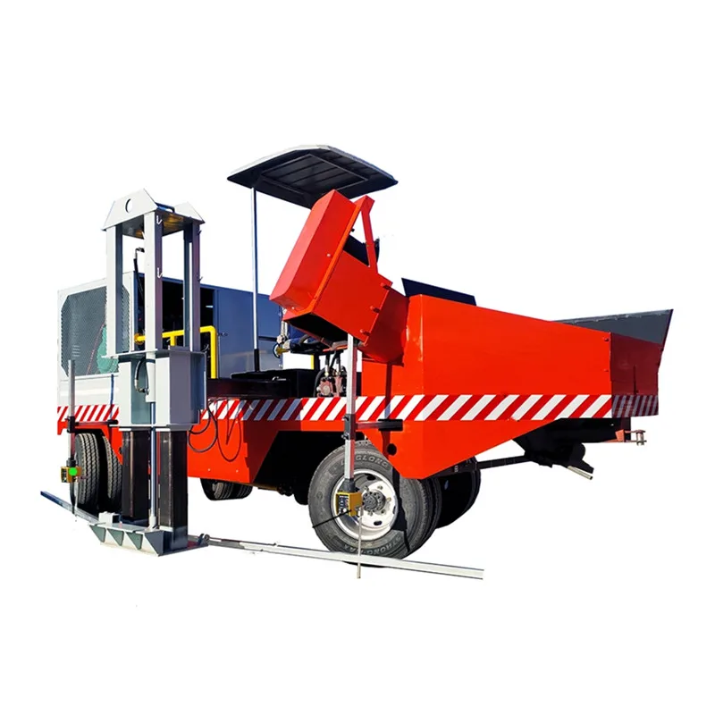 Concrete kerb laying machine slipforming curb making machine