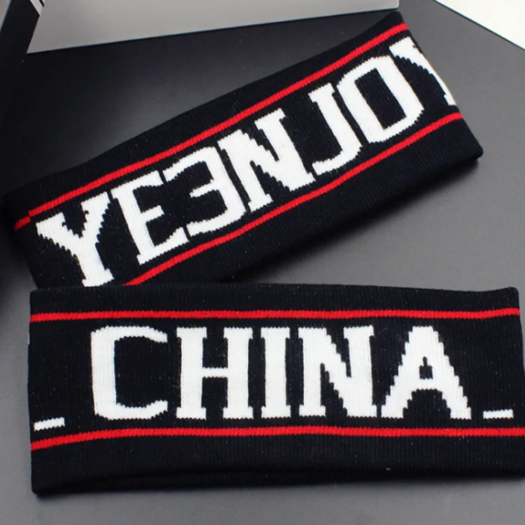 Adults Ski Headband Mens Stretchy Athletic Custom Ski Headband Sweatband Elastic Winter Women Snow Ski Headbands