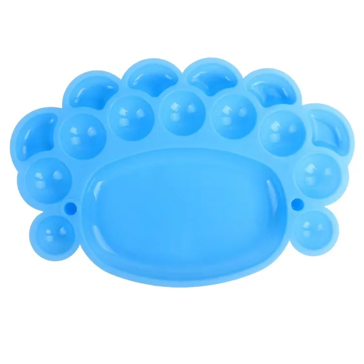 Nail Art Color Small Nail Polish Palette Painting Plastic Artist Paint Palette