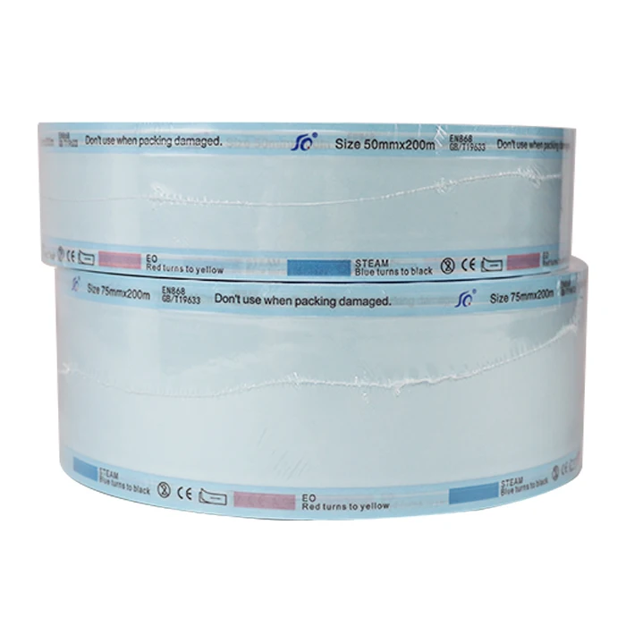 Hospital high pressure steam sterilizer and ethylene oxide sterilizer pouch roll