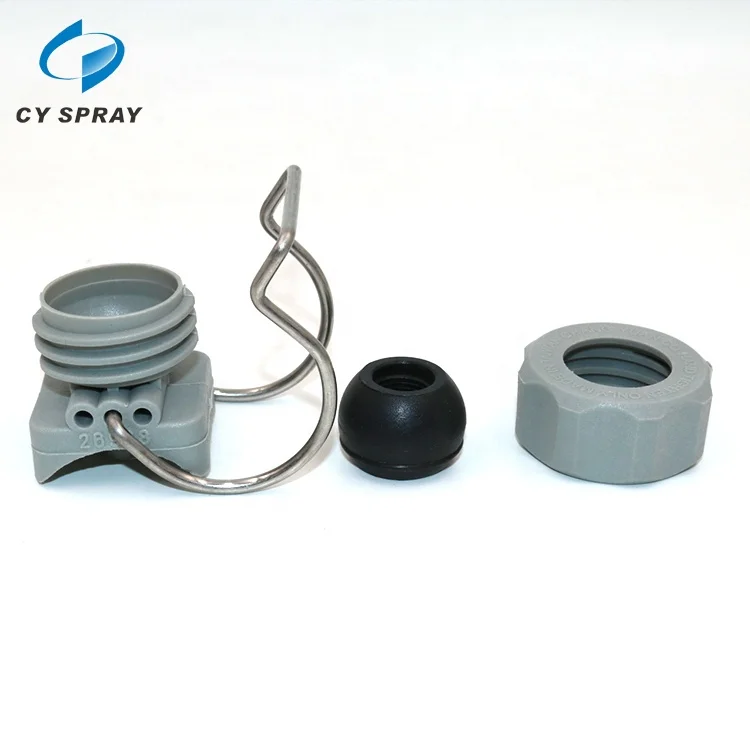 Plastic Pipe Clamp Clip On Adjustable Ball Joints Nozzle With Full Cone plastic flat nozzle