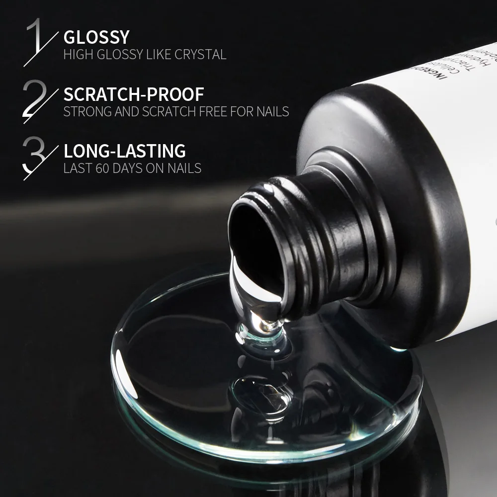 Blueyes Private Label Create Your Own Brand 4 in 1 Bulk Top Base Coat Refill Kit 15ml 150ml 250ml 500ml 1000ml