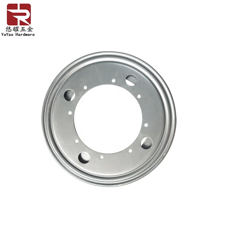 7 inch Zinc Plating Round Shape Iron Turntable Lazy Susan for Glass Dining Table