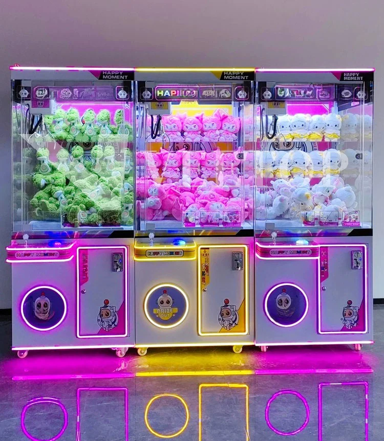 cheap coin toys plush plushies claw crane machine crane arcade machine with card reader for sale canada uk