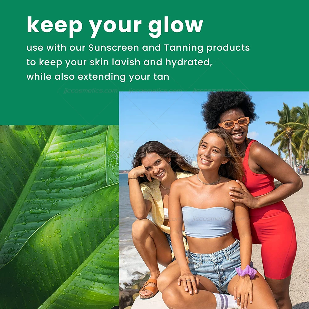 After Sun Lotion 12 hours ultra-rich Moisturizer Coconut Oil body butter wholesale,skin-loving suncare creamy body butter cream