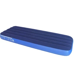 Single Flocking Air Mattress Inflatable Bed Outdoor Camping