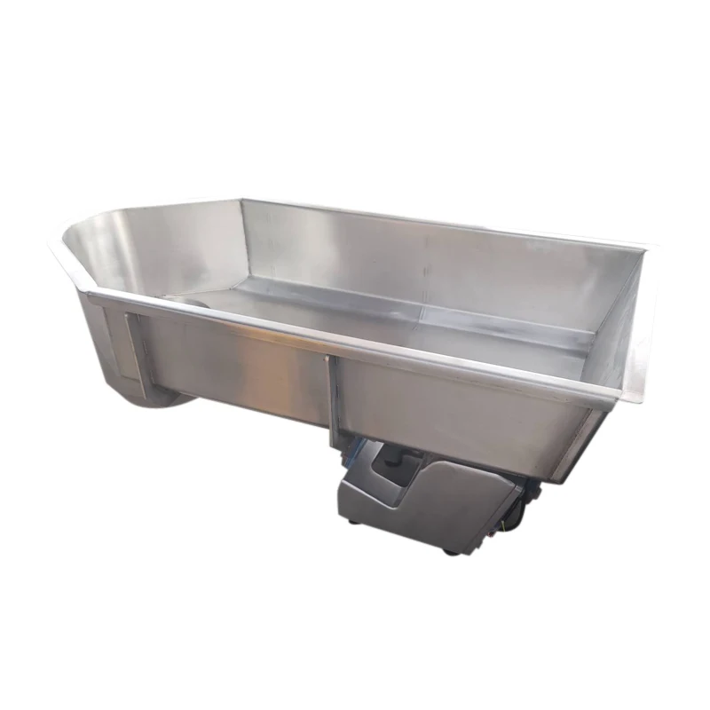 Electromagnetic Vibratory Feeder For Powder with Stainless steel closed chute/tray/trough