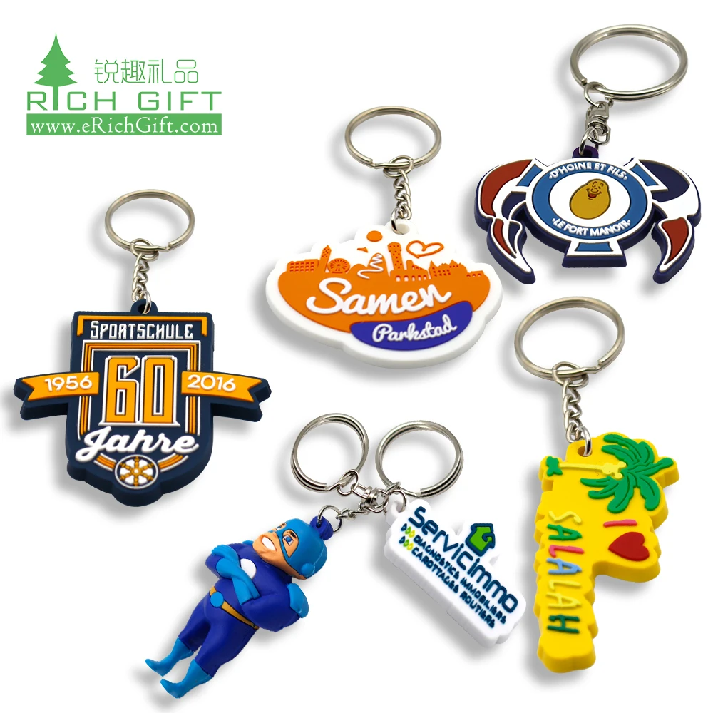 Рекламный сувенир, подарки, индивидуальный дизайн, рекламный 3D 2D логотип, мягкий ПВХ, силиконовый OEM логотип, силиконовый резиновый брелок для ключей, производитель