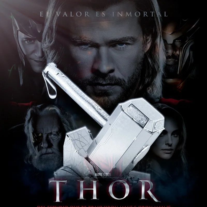 В avegers Тор мьельнир молотки металлические головоломки 3d модель