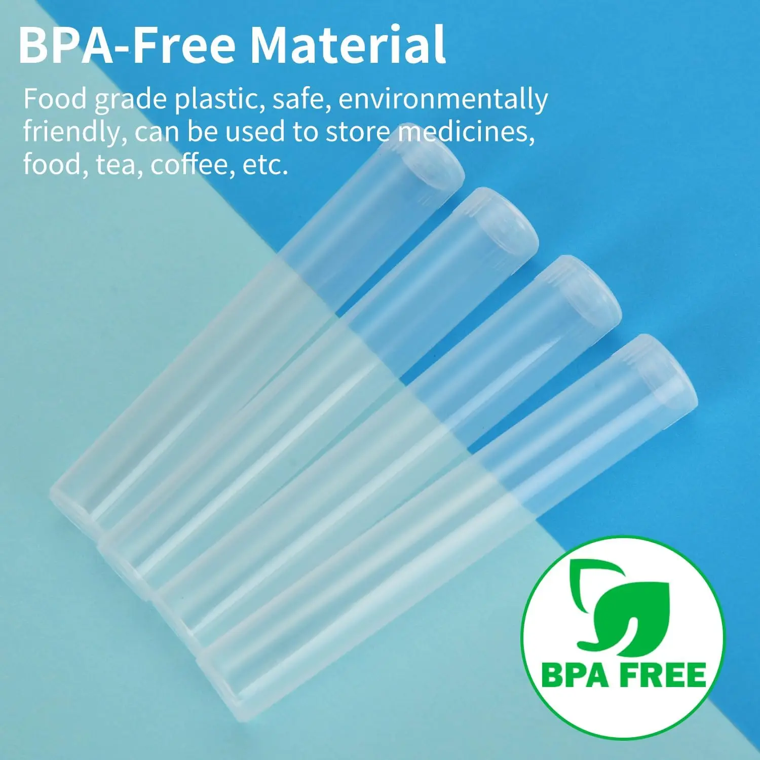 Child Resistant Storage Pre Roll Tube Waterproof Container BPA Free Plastic Pre Roll Tube