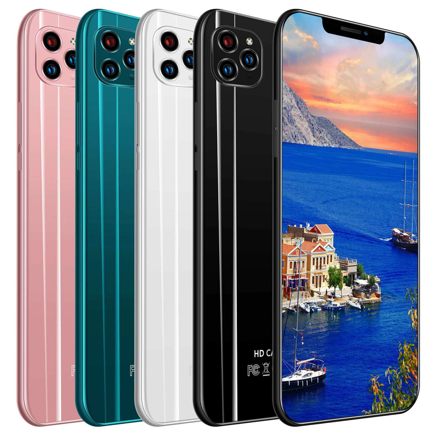 I12 Pro 8Gb+128Gb 8Mp+16Mp 6.3 Inch New Android Cellphone Mobile Phones 4G 5G Smartphone
