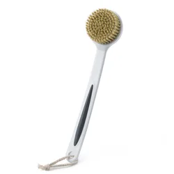 New Soft Double hair shower brush with Long Handle Bath Brush Back Scrub for Wet or Dry Washing
