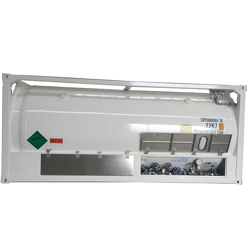 T75 ISO Tank Container 21000 Liters UN Portable Tank( LNG LOX LIN LAR)