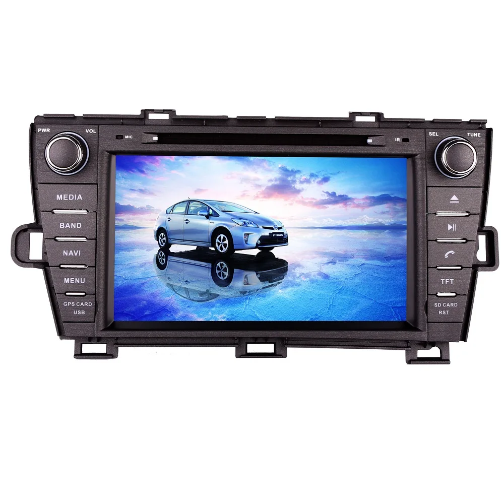 Автомобильный DVD-плеер 8 дюймов Android 9 0 GPS-навигация радио с экраном для TOYOTA PRIUS 2009-