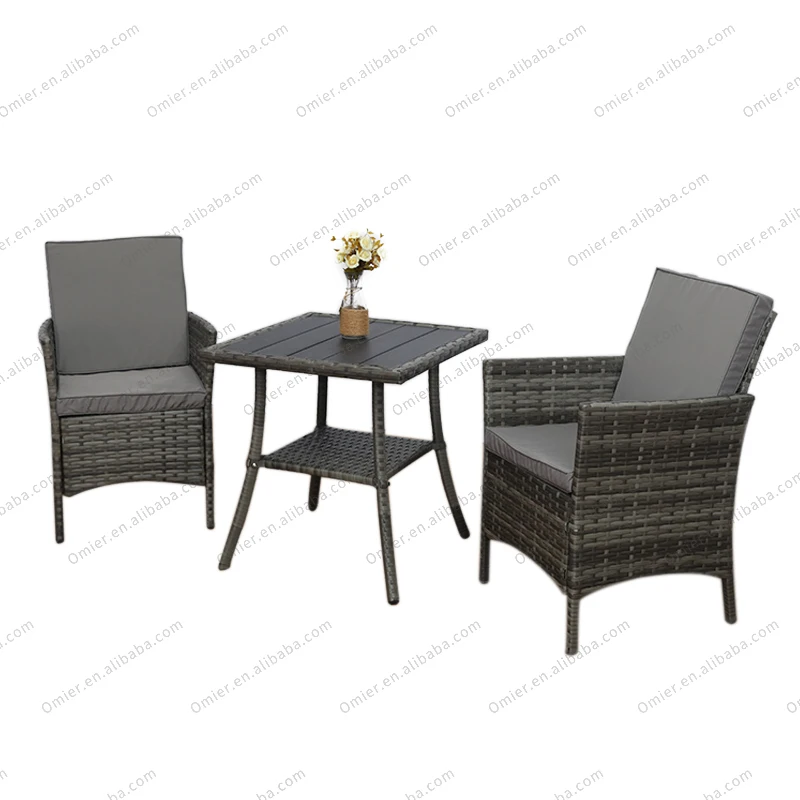 Wholesale OEM Modern Hotel High Quality Back Rattan Chairs Sofa Set Outdoor Party Furniture