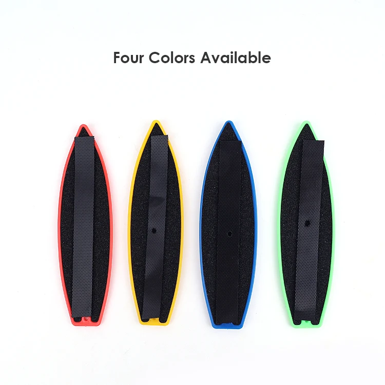 Zhoya 2022 New Plastic Tiny Fingerboard Surfing Car Wind Finger Tip Surf Board Mini Finger Surfboard Toy