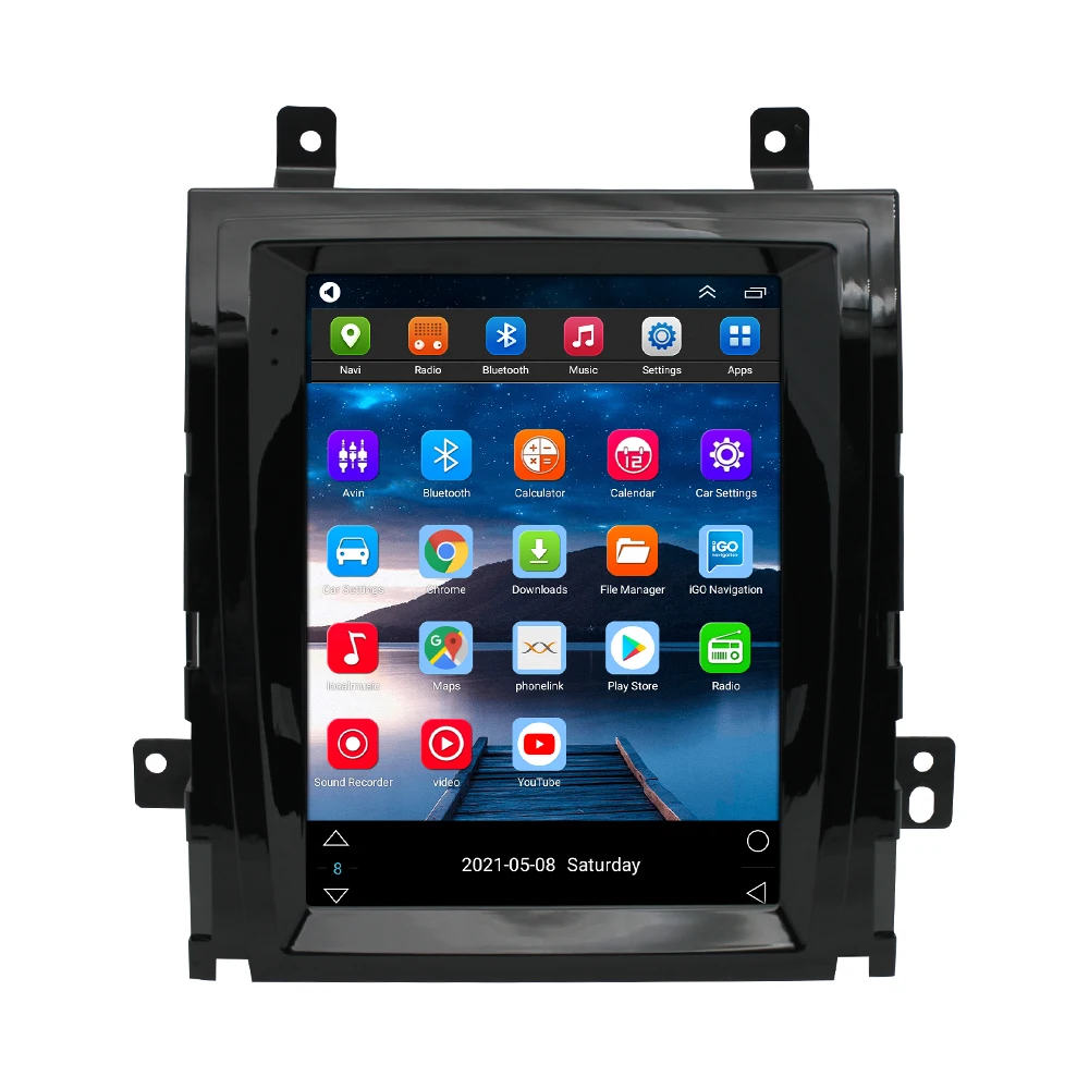 9.7 inch vertical touch Screen Android Car DVD GPS Player Car Stereo For Cadillac Escalade 2009-2013 auto carplay Radio video