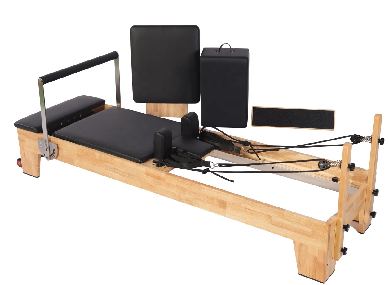 commercial/home oak wood with springs hot Selling lightweight pilates reformer equipment
