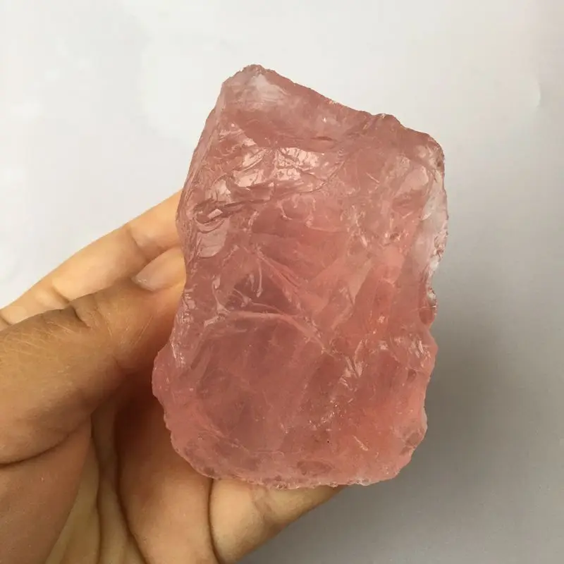 wholesale natural raw rose pink crystal Stone rough rose Quartz healing stones