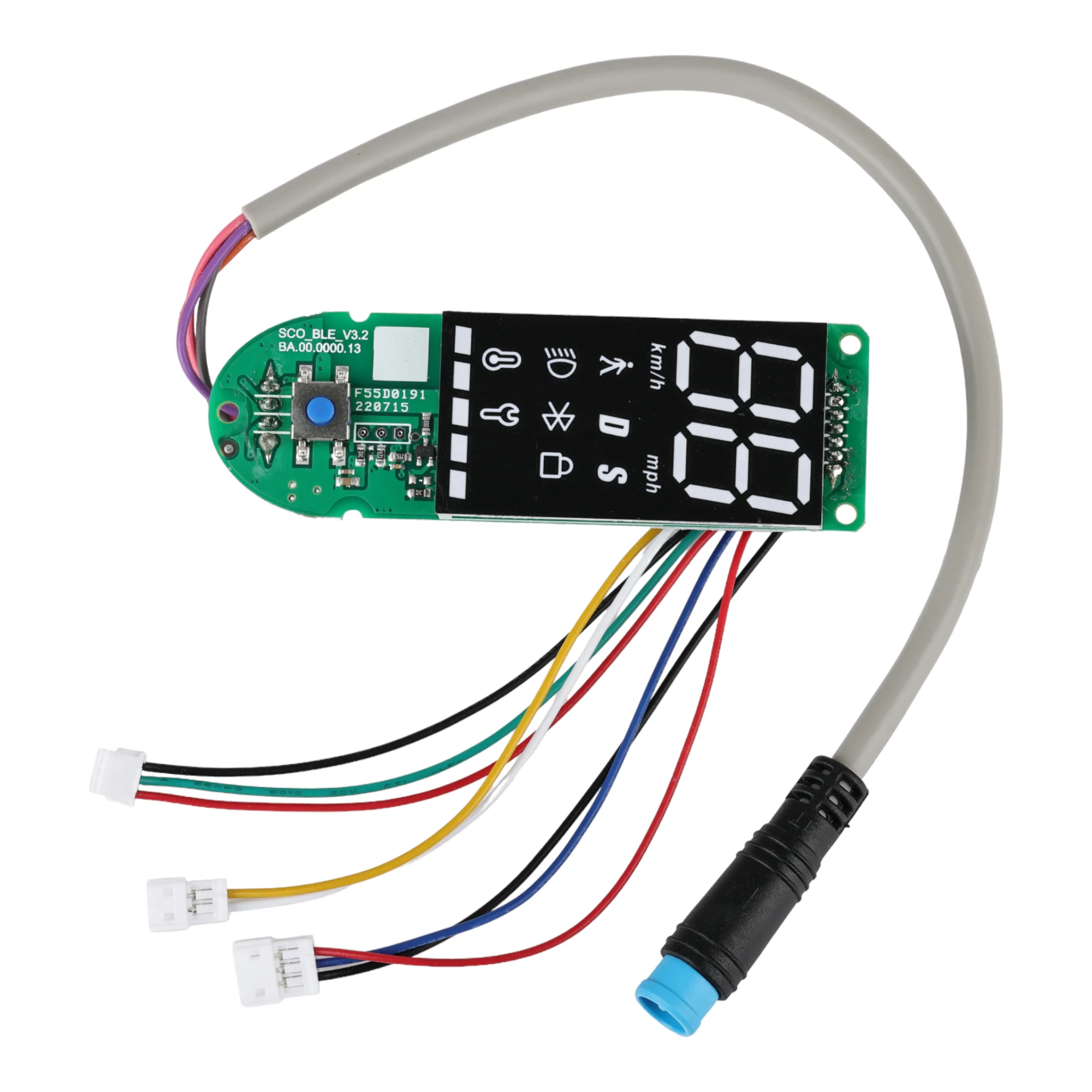Dashboard Display LED Screen For Xiaomi Scooter 3 Mi3 Electric Scooter Support  firmware flash and speed hack directly)