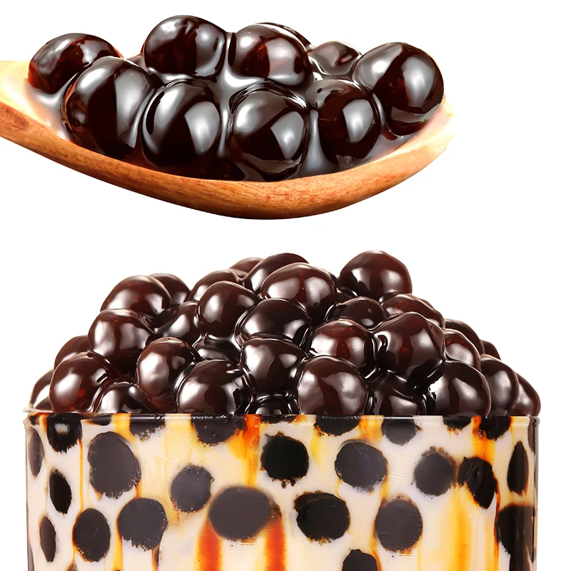 Hot Selling Delicious Pearl Powder Milk Tea Raw Materials Edible Pearl Sugar Ball bubble tea supplies bubble tea supplier