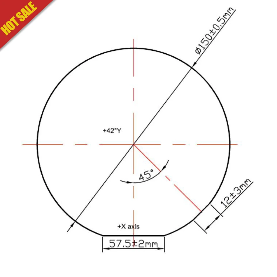 
Lithium niobate LiNbO3 LN single crystal substrate for Pyroelectric 