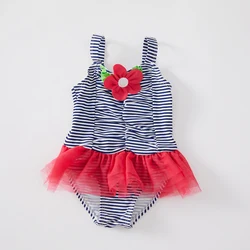 Toddler kid baby girls one-piece bikini swimwear bathing suit swimsuit beachwear