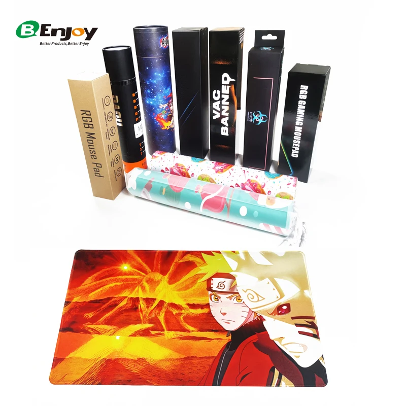 High Quality Custom Print Large Non Slip Neoprene Rubber Desk Game Gaming Porker Mat Play Mat Playmat with Tube Package