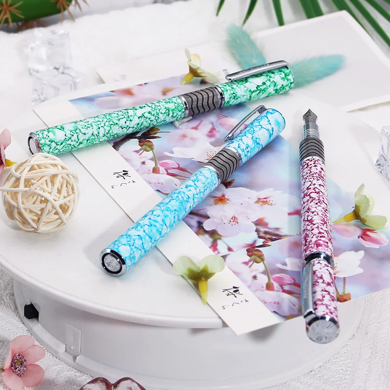 Shuiyao Design Queen China Factory Direct Gift Box Luxury Exquisite Full Brass Fountain Pen