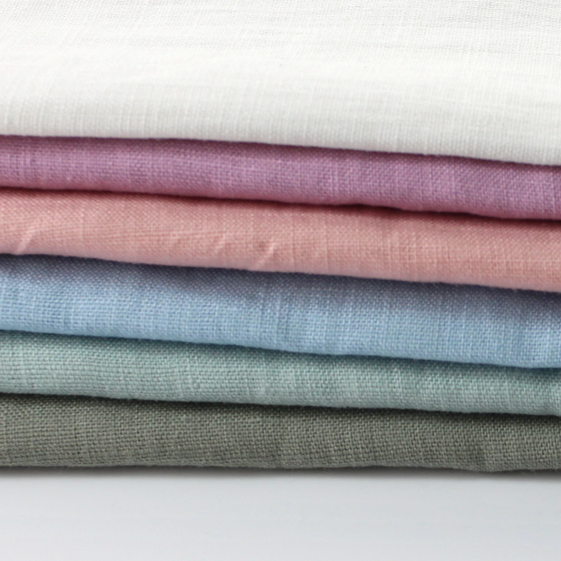 Pure natural 100 % linen fabric for garment