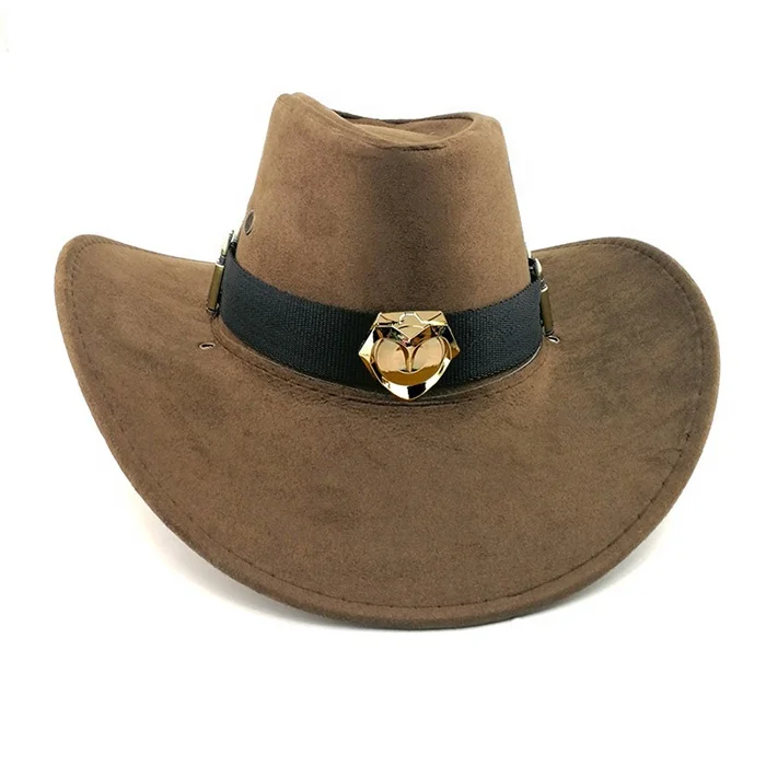 
Cowboy Hat Suede High Quality Unisex Hat H005 Winter Customize dad Cap Hats Men 