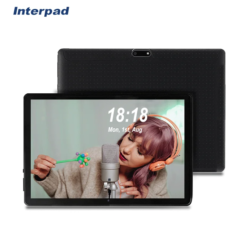 Interpad A109 new arrival 10.1 inch IPS screen global 4G version premium CPU T710 Android computer tablet USB keyboard cheap