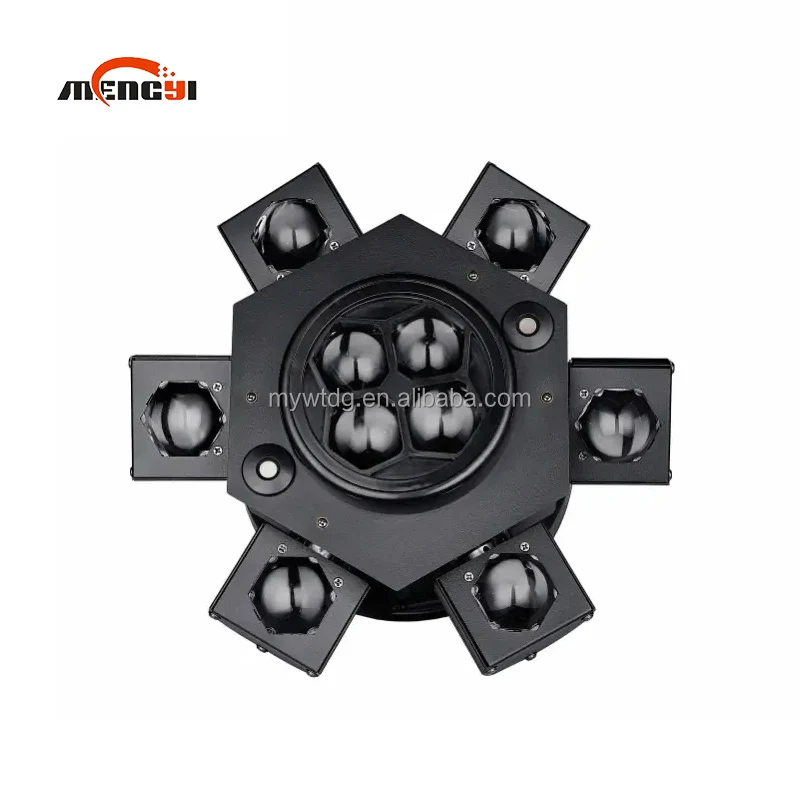 6 Head LED Colorful Moving Head Laser Lights Magic Ball Party Stage Lights Mini Disco Led Lamp