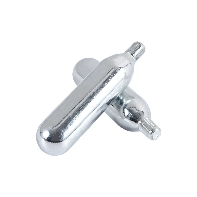 High quality mini steel  bottle 16g CO2 cylinder Beer machine drum tire cylinder CO2 liquefied gas cylinders gas bottle