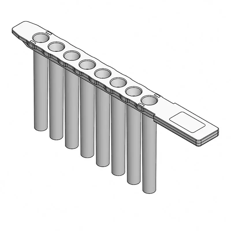Lab Supplies 8-Strip Tip Comb Magnetic Sleeve for 96 Deep Well Plate RNa Plate Extraction