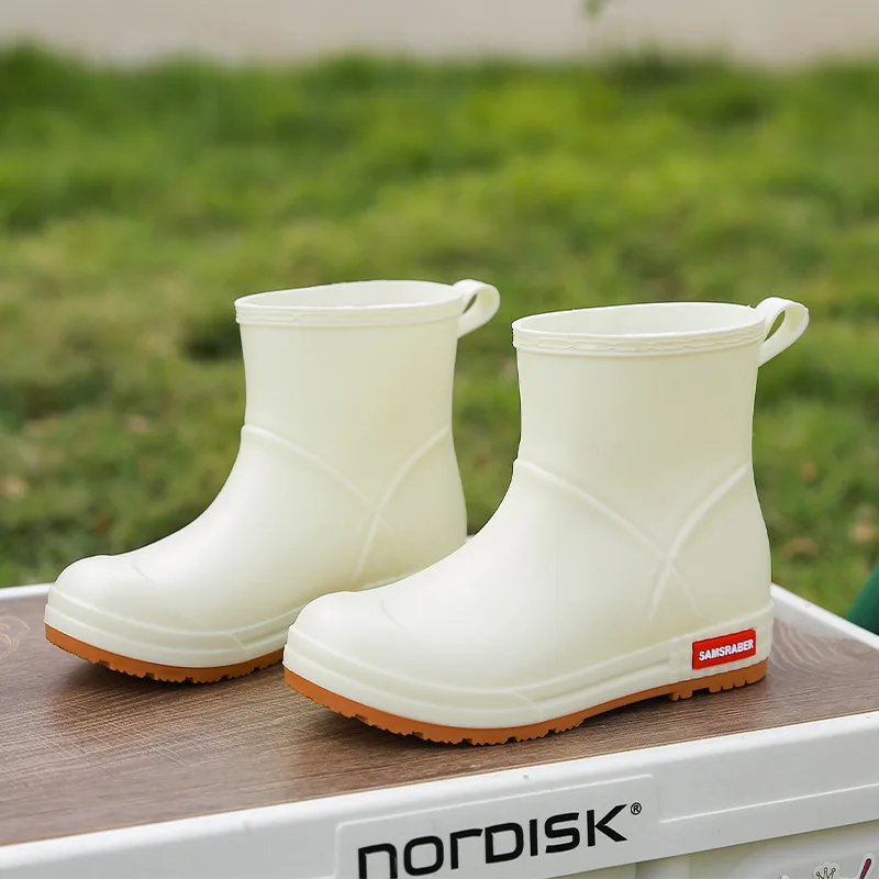 EVA Green Gumboots Portable Rain Boots Waterproof Boots Women Shoes Knee-high Cheap Shoes Ankle Boots For Men