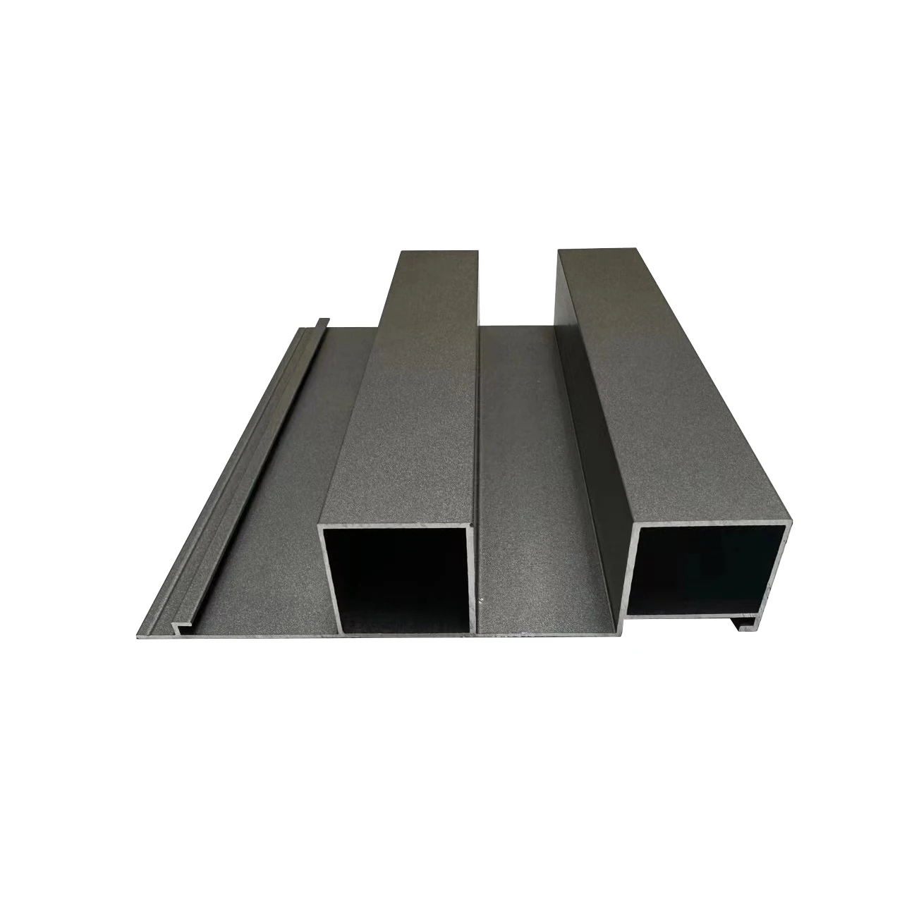 Aluminum Wall Cladding and Handrail Powder Coating Extrusions Profiles for Balcony and Deck Wall Panel Applications