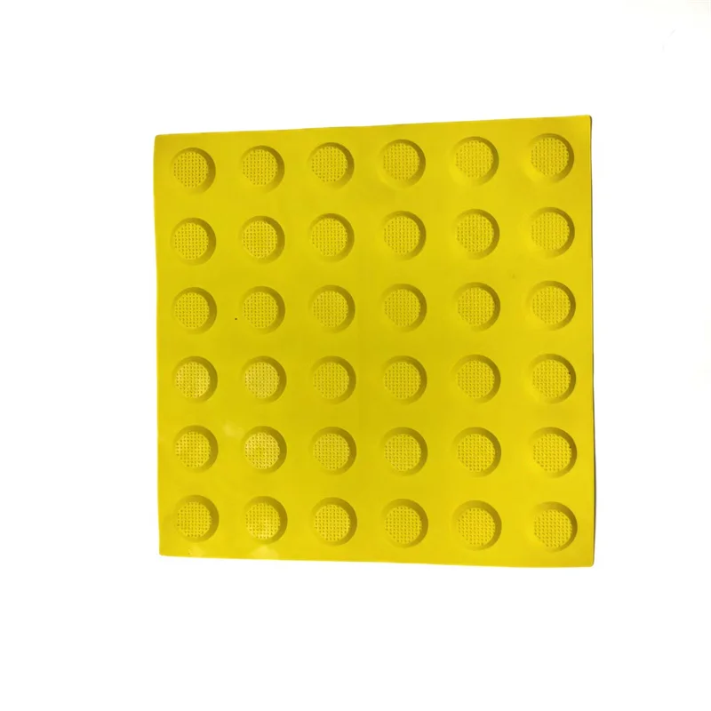 PVC/TPU/TPE Rubber Tactile Paving Tile Mat ABS Tactile Indicator Tile
