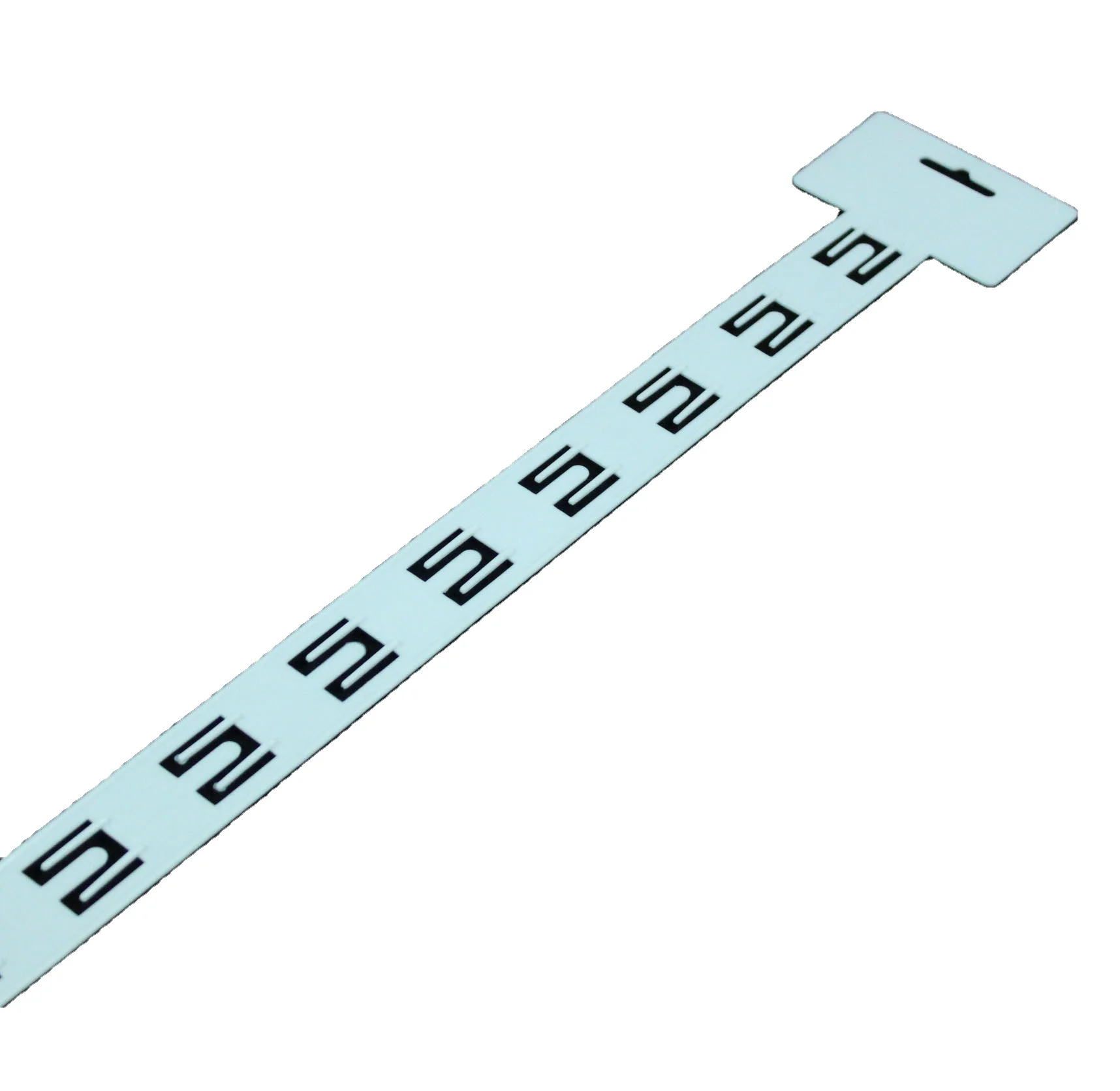 supermarket injection molded strip for hanging