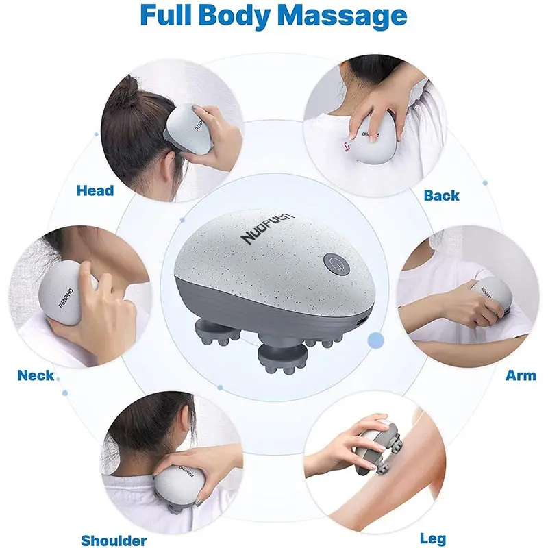 Rechargeable Waterproof Head Massager Rhead Scratcher Electric Scalp Head Massage Facial Massager 20ua MAX Reduce Head