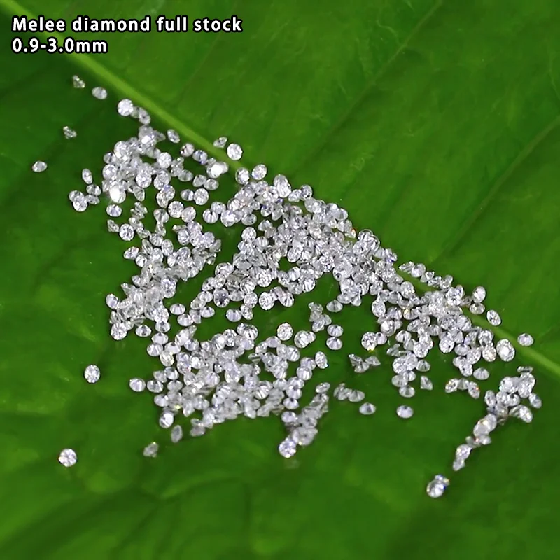 0 8 мм до 3 2 свободные бриллианты Starsgem mlee diamant 1 DEF белый круглый маленький размер лабораторные