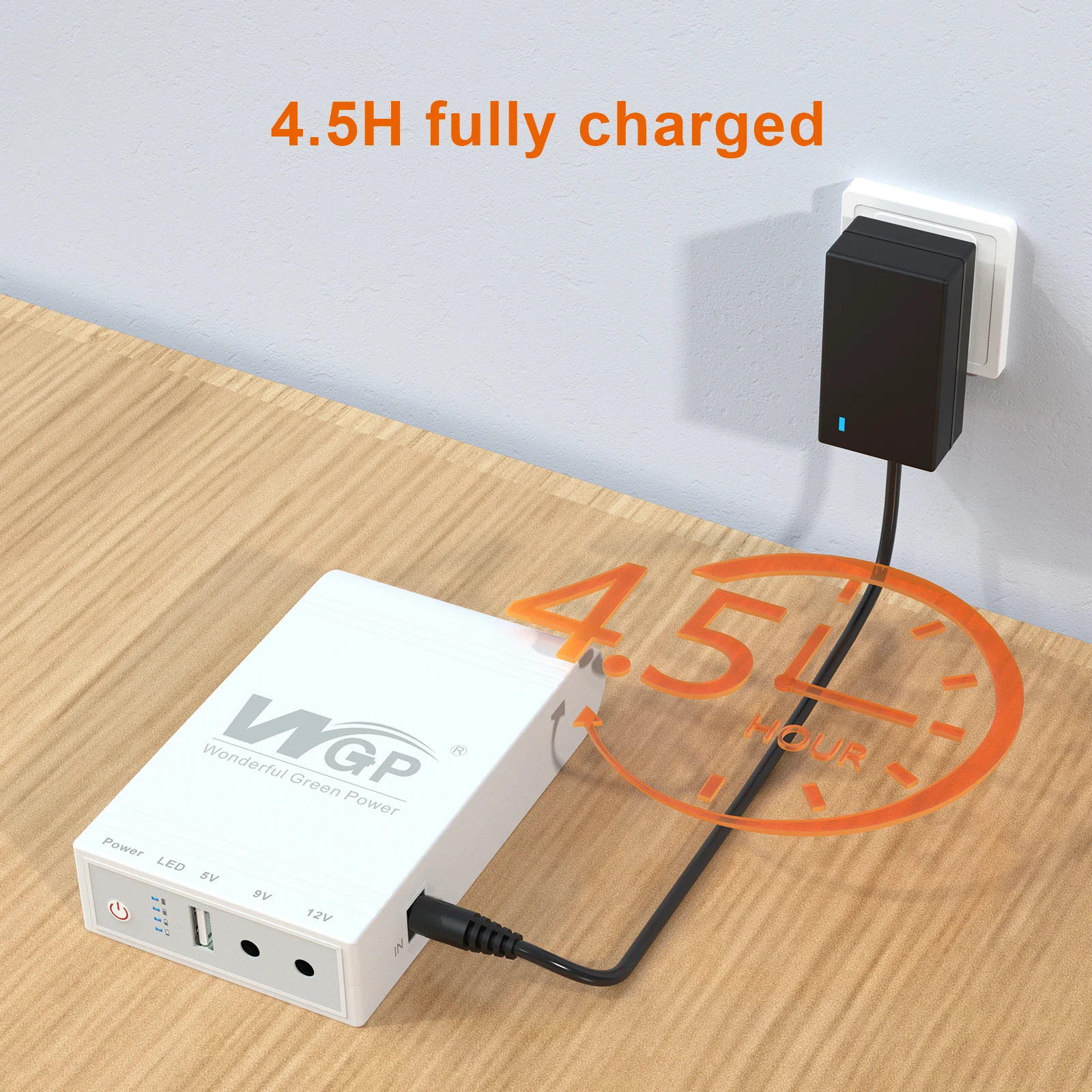 WGP 17600mAh mini ups router wifi multiple output DC mini UPS for Wifi Router 12v Modem CCTV Camera Home