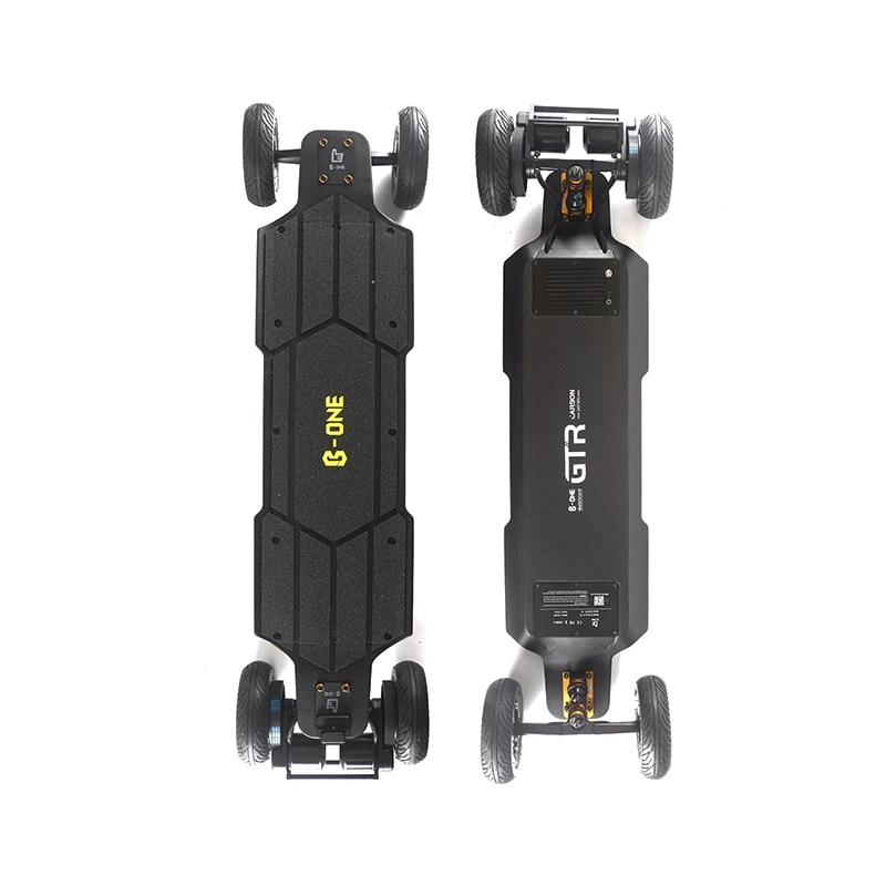 Top Speed 45km/h All terrain skateboard electric Off Road Skateboard with AT wheels long range motorized automatic skateboard
