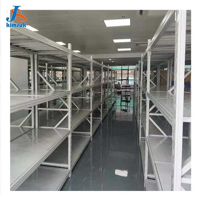 Heavy Duty Steel Frame Home Garage Storage Rack Boltless Rivet Racking Multi-Use Boltless Rivet Racking Double Deep Pallet Rack