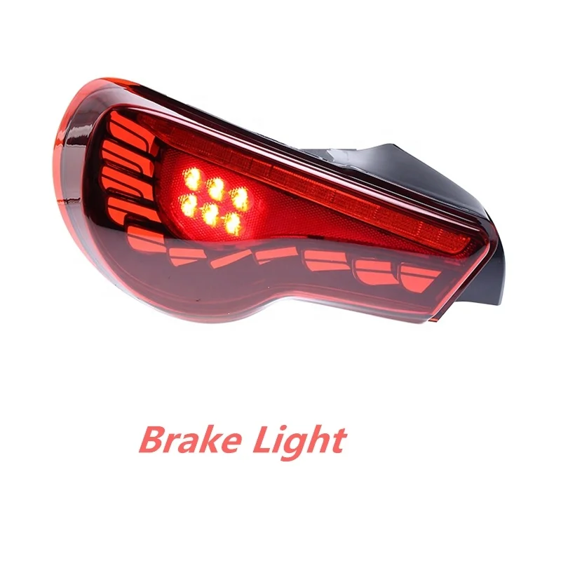 HCmotion Factory Start UP Animation DRL BRZ FT86 GT86 Scion FR-S Rear Lamps 2012-2021 LED Tail Lights For Toyota 86
