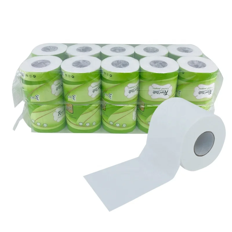 Wholesale 1/2/3/4ply Virgin Wood Pulp Tissue Roll Embossed Soft Comfortable Toilet Papers In Bulk